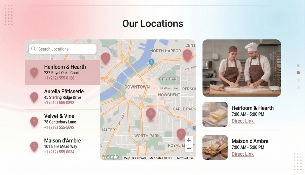 Cakoria cakorla locatons