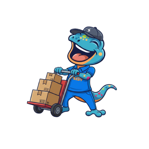 The Giggling Gecko delivery