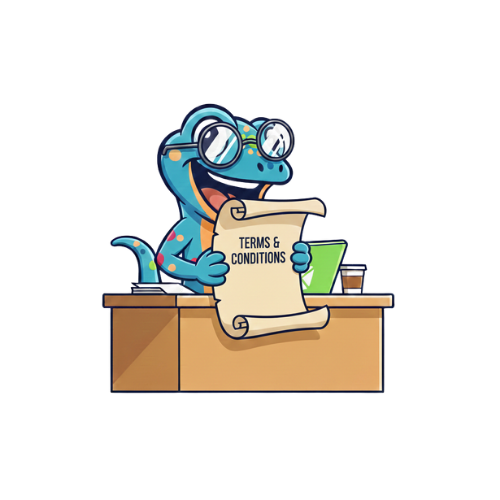 The Giggling Gecko terms conditions