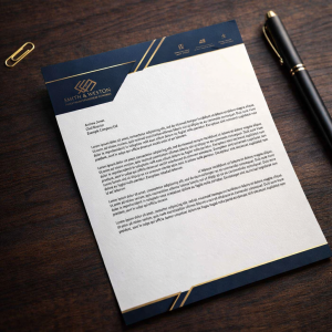 letter headed paper design